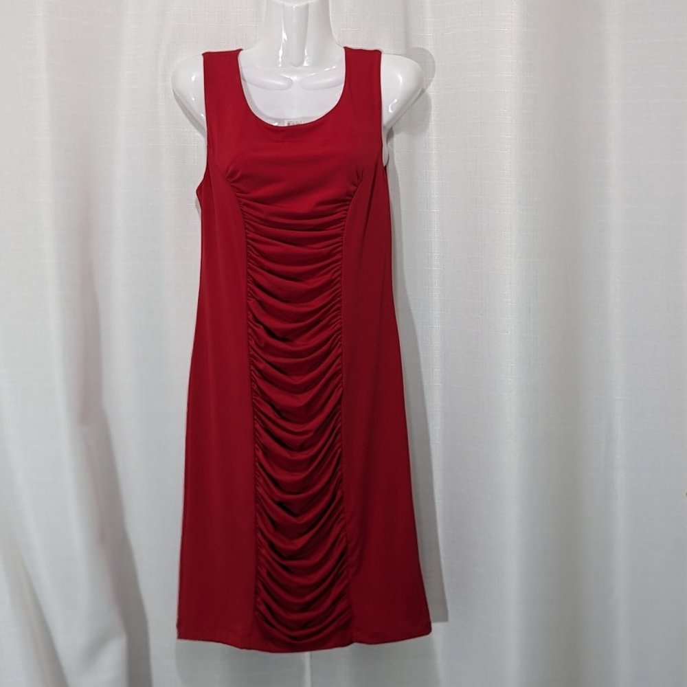 CALVIN KLEIN Sleeveless Cocktail Women's Dress Size 4 Red